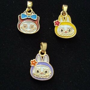 Gold plated LA BUBU Mini Pendants